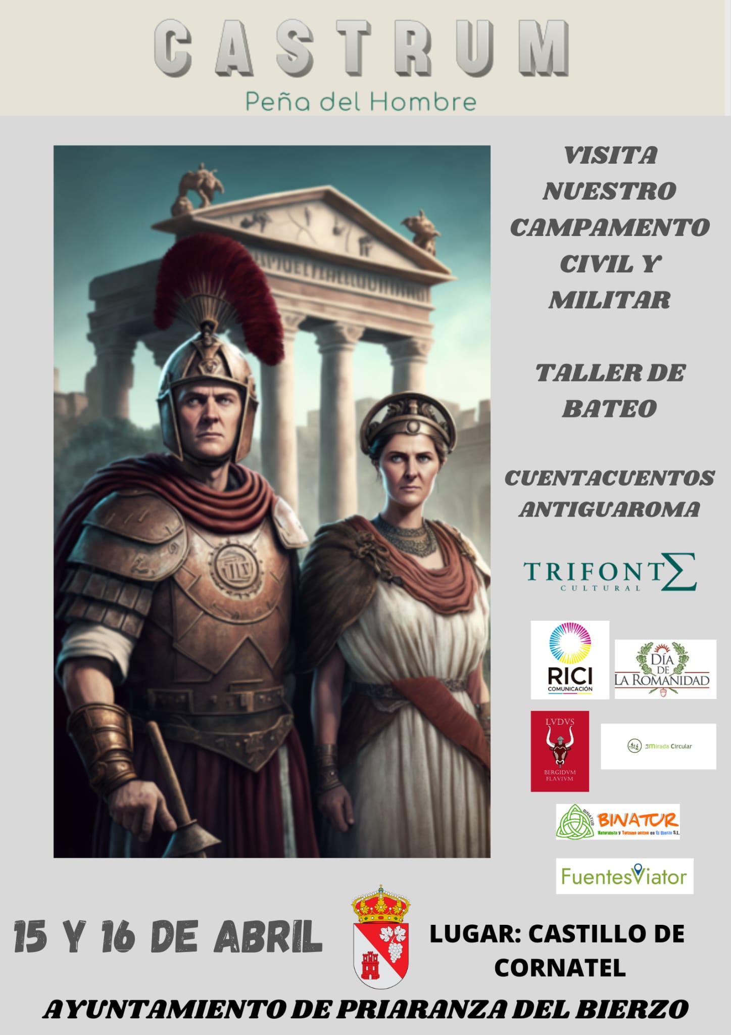 Castrum, Peña del Hombre. Evento en torno a la historia